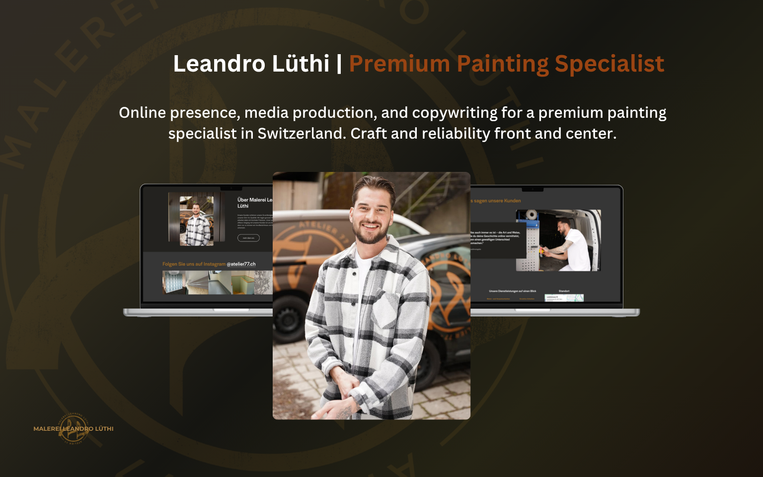 Leandro Lüthi personal brand visual